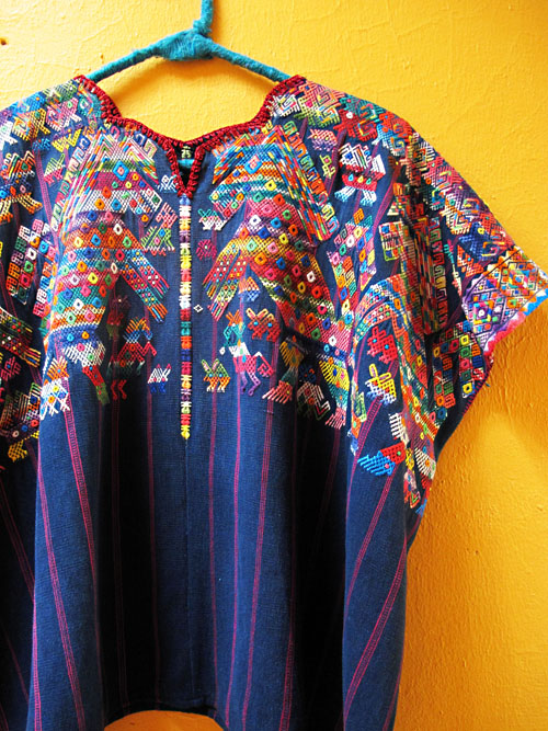 ラオス 織物 刺繍 藍染 古布 ビンテージ 民族衣装 - その他